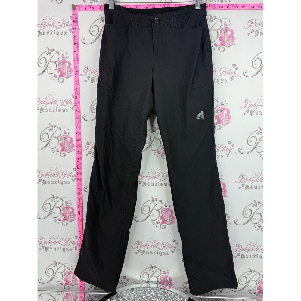 Eddie Bauer ski pants snow pants fleece lined bottoms Black Track Pants Joggers
